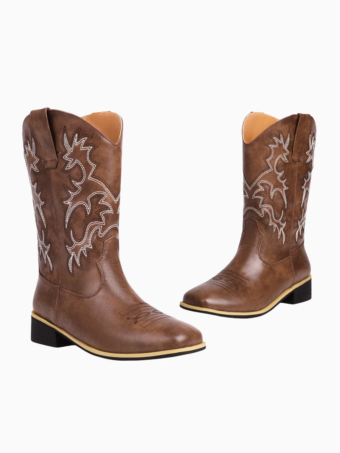 Desert Sage Mid Calf Cowgirl Boots