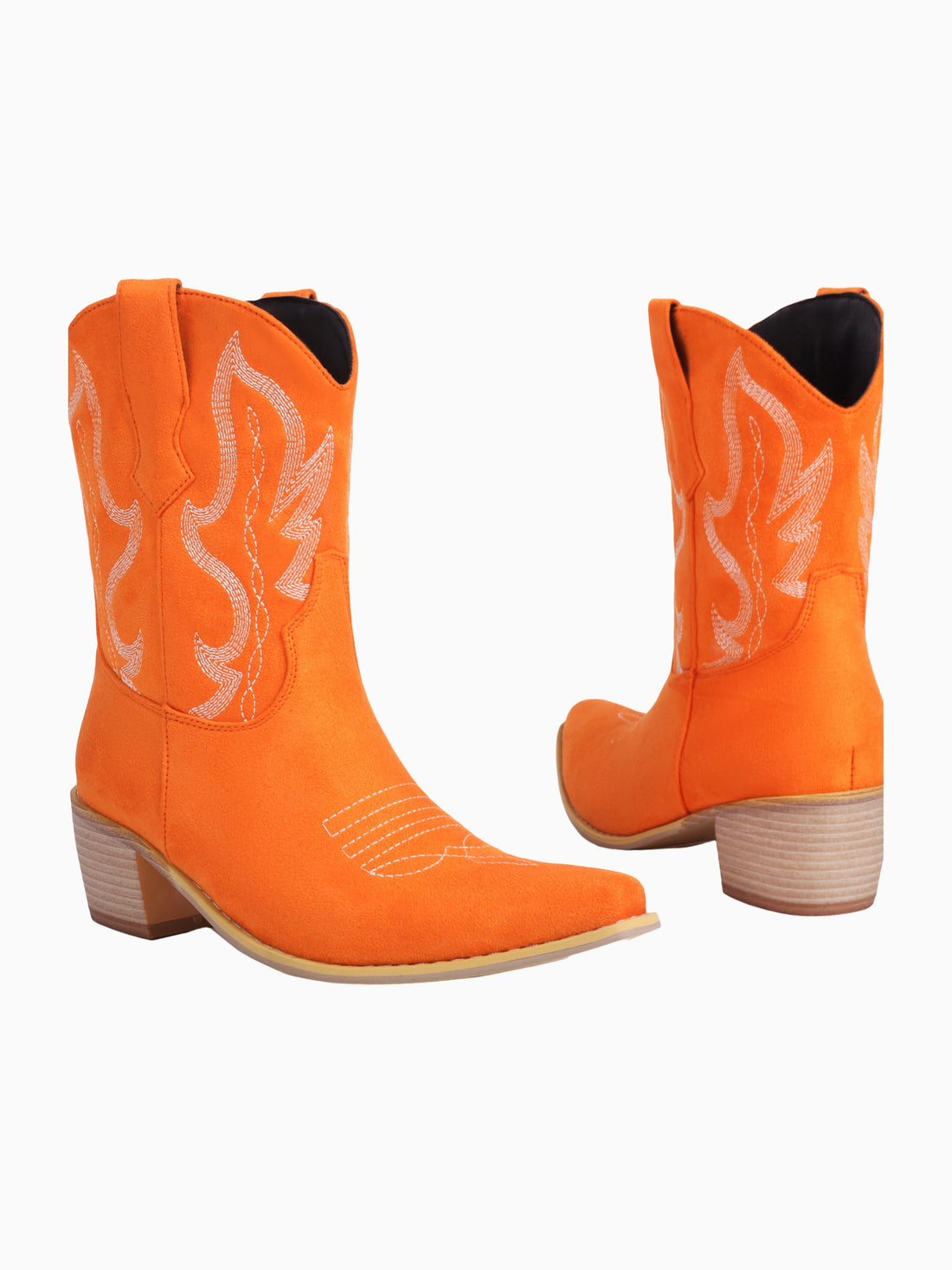 Modern Stitch Orange Cowgirl Boots