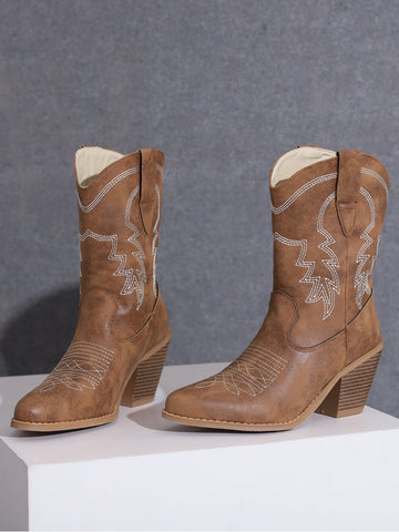 High Heel Cowgirl Boots