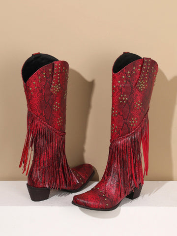 Knee High Cowgirl Boots