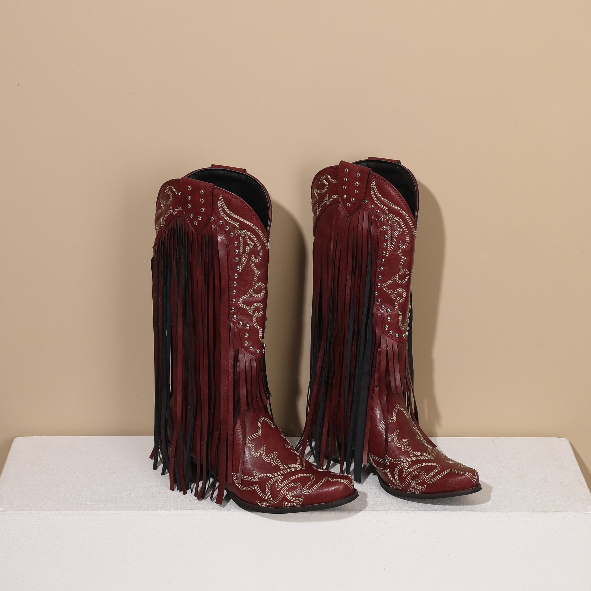 Maroon Cowgirl Boots