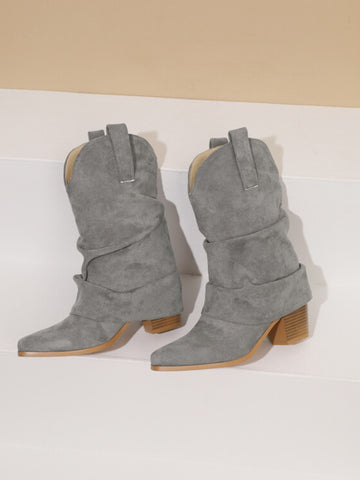 Grey Cowgirl Boots