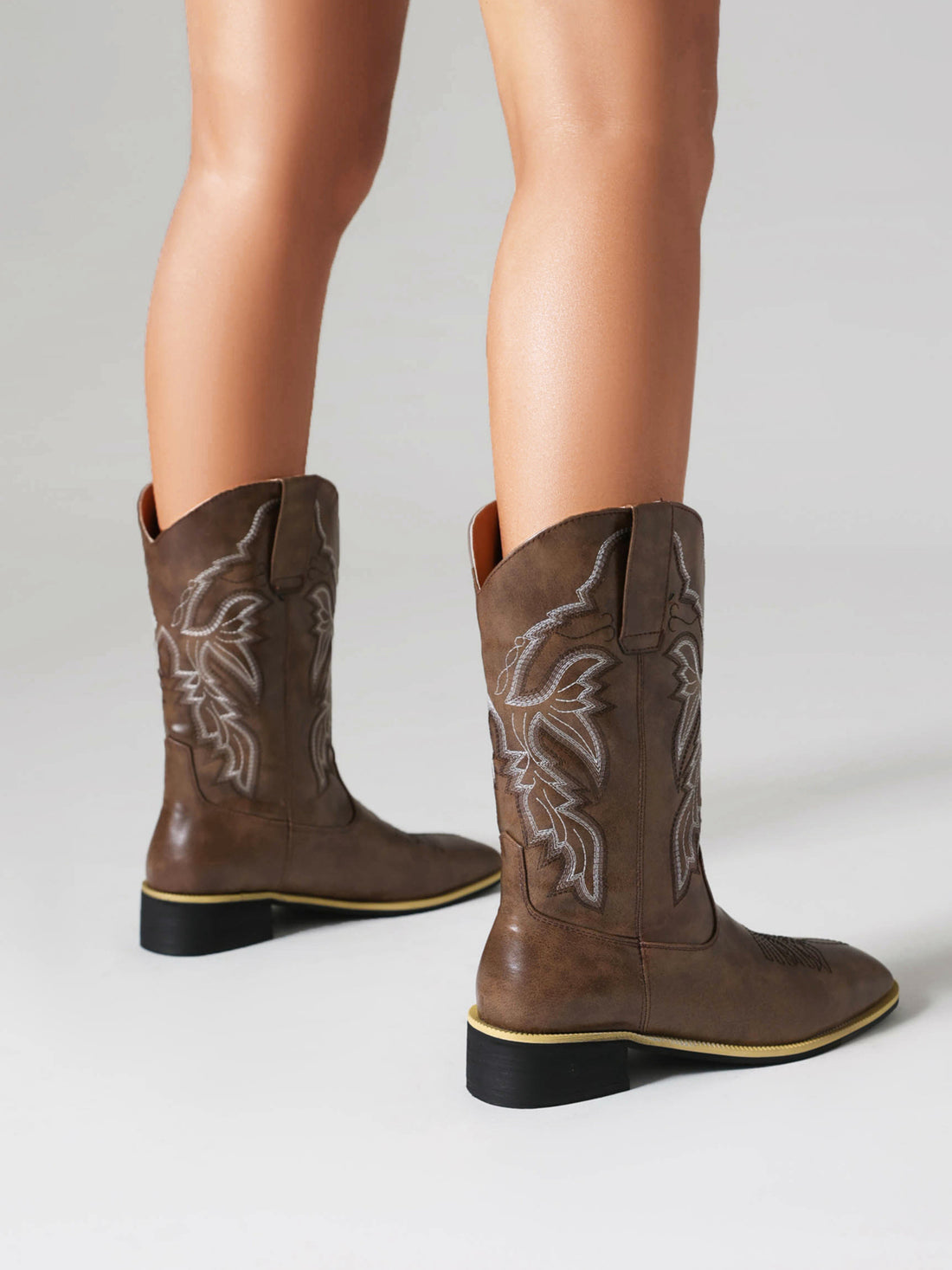 Heritage Mid Calf Cowgirl Boots