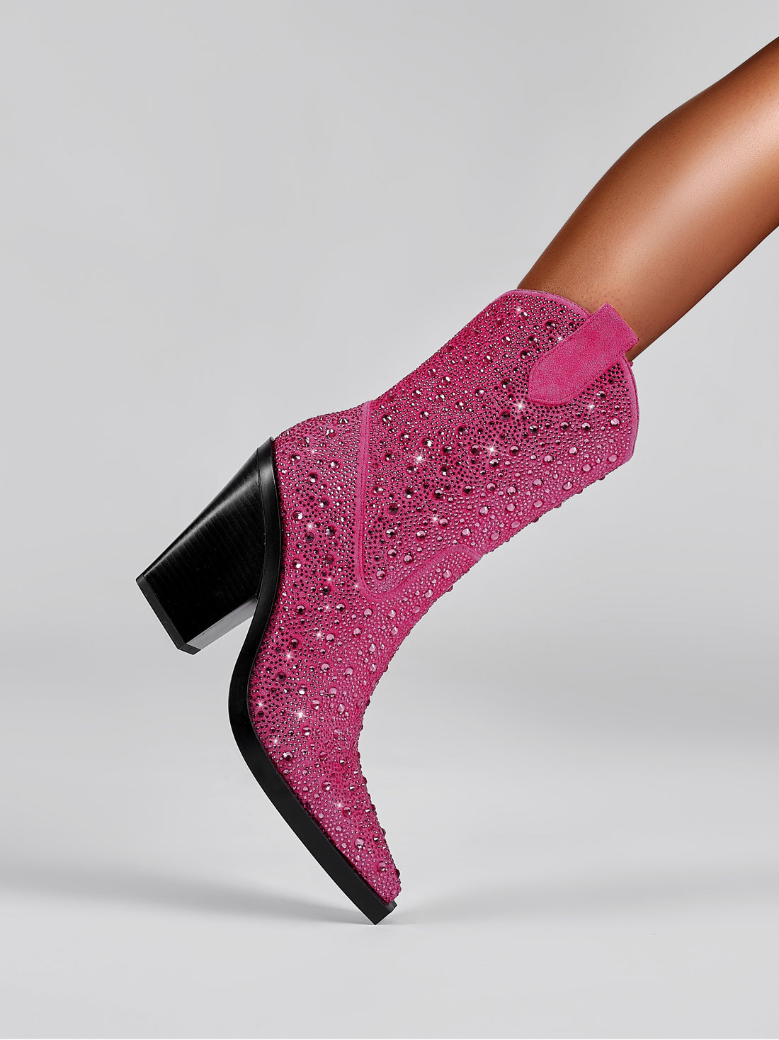 Diva Berry Sparkle Rhinestone Cowgirl Boots