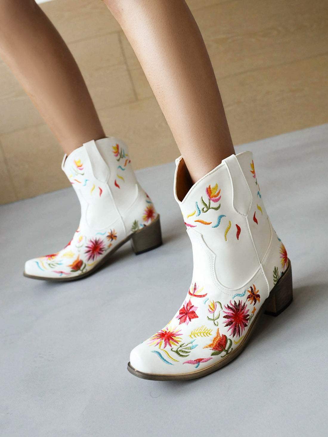 Summer Daisy Cute Cowgirl Boots