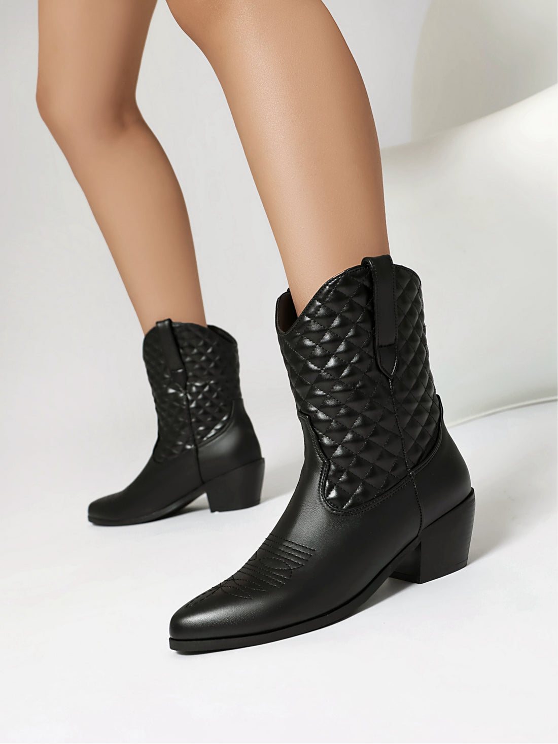 Urban Chic Snip Toe Cowgirl Boots